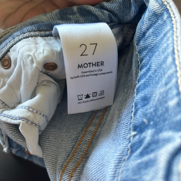 Mother Superior The Tomcat Distressed Straight Leg Jeans In The Confession 27 - Picture 9 of 12